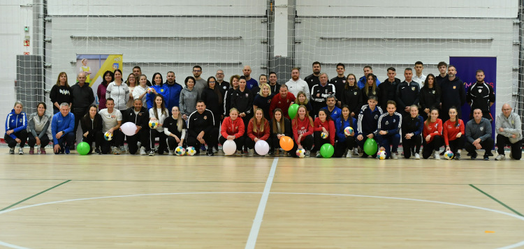 Újabb sikeres, női focit népszerűsítő képzés Telkiben